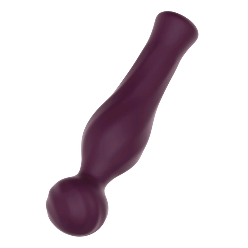Вибратор-микрофон Dream Toys Essentials Magic Wand со стразом, бордовый, 16,5 см
