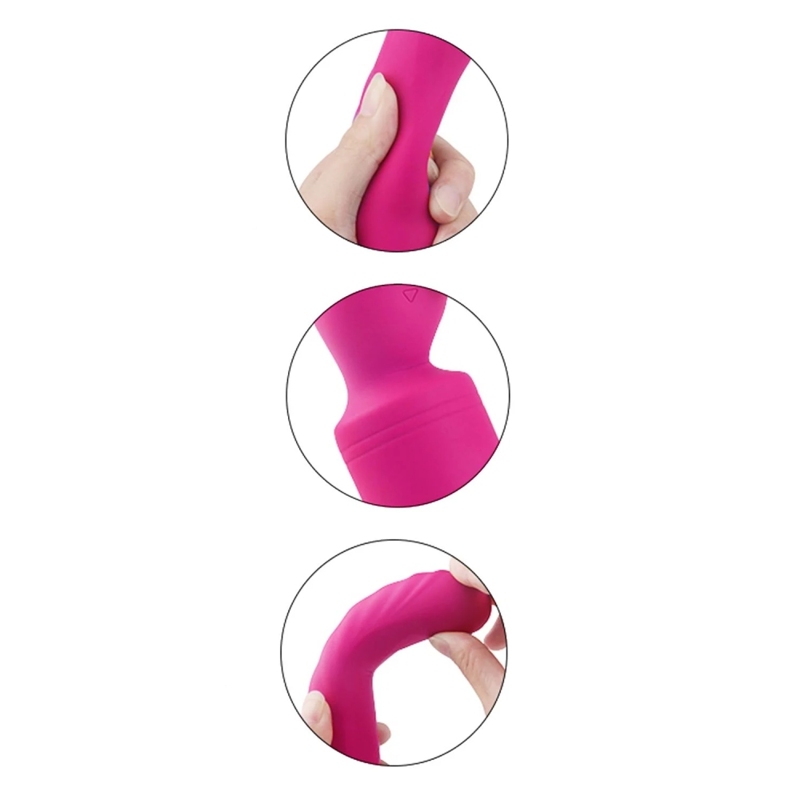Вибратор-микрофон с подогревом Dream Toys Essentials Heating Bodywand, розовый, 23 × 3,6 см