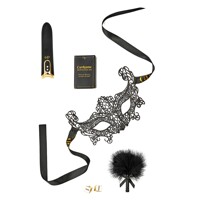 Подарочный набор БДСМ Guilty Pleasure First Flirt, черный, 5 предметов