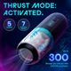 Смарт-мастурбатор Kaotik Labs The Shockwave, режим edging, имитация фрикций