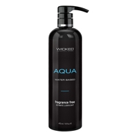 Лубрикант на водной основе WICKED AQUA, нейтральный, 473 мл