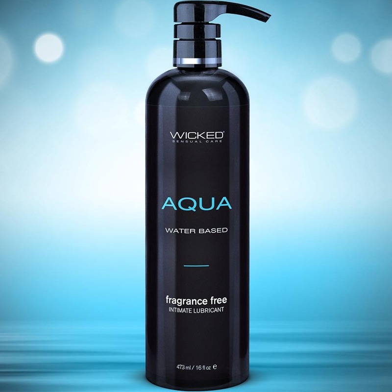 Лубрикант на водной основе WICKED AQUA, нейтральный, 473 мл
