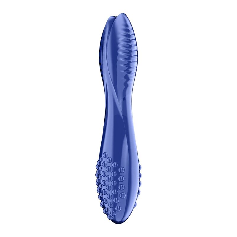Двусторонний стеклянный дилдо Satisfyer Dazzling Crystal 2 Blue