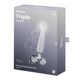 Трехсторонний стеклянный дилдо Satisfyer Triple Crystal 1 Transparent