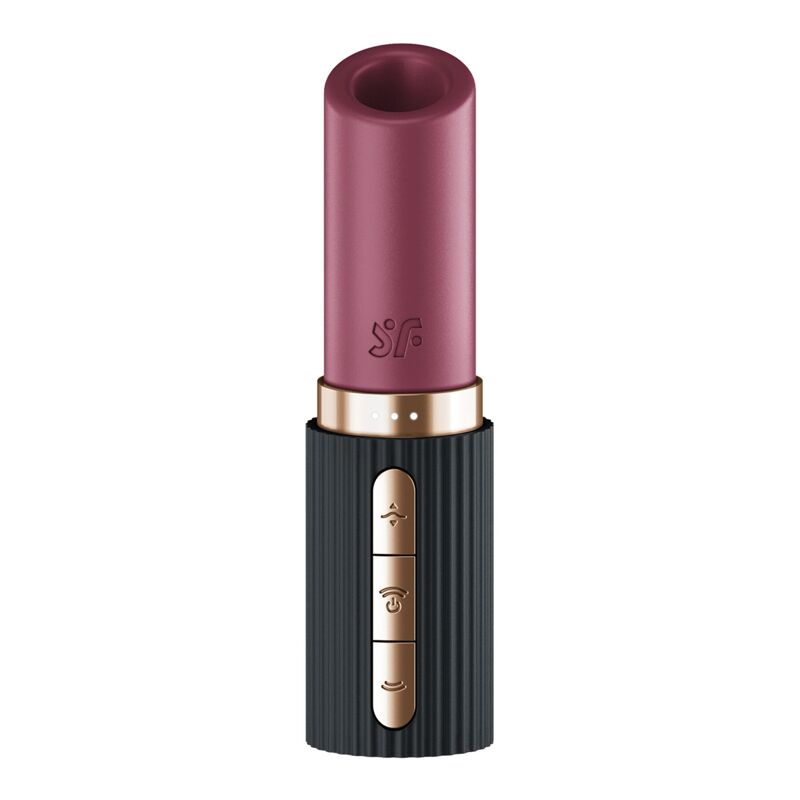 Вакуумный стимулятор Satisfyer Deep Kiss, магнитная технология 3D Air Pulse, 30 режимов, крышечка