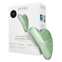 Нефритовий масажер-скребок гуаша GESKE SmartAppGuided Jade Gua Sha 5в1