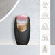 Ролер-масажер для обличчя з рожевим кварцом GESKE SmartAppGuided Rose Quartz Roller 5in1 gray