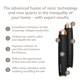 Ручка-масажер для обличчя з рожевим кварцом GESKE SmartAppGuided Sonic Rose Quartz LED Depuffing Pen 8in1 gray