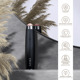 Ручка-масажер для обличчя з рожевим кварцом GESKE SmartAppGuided Sonic Rose Quartz LED Depuffing Pen 8in1 black