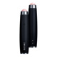 Ручка-масажер для обличчя з рожевим кварцом GESKE SmartAppGuided Sonic Rose Quartz LED Depuffing Pen 8in1 black