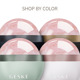 Кульковий масажер з рожевим кварцом GESKE SmartAppGuided Rose Quartz Depuffing Sphere 7in1 green