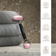 Ролер-масажер для обличчя та тіла з рожевим кварцом GESKE SmartAppGuided Rose Quartz Face & Body Roller 5in1 black