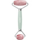 Ролер-масажер для обличчя та тіла з рожевим кварцом GESKE SmartAppGuided Rose Quartz Face & Body Roller 5in1 green