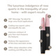 Ручка-масажер для обличчя з рожевим кварцом GESKE SmartAppGuided Rose Quartz & Depuffing Pen 6in1 gray