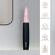 Ручка-масажер для обличчя з рожевим кварцом GESKE SmartAppGuided Rose Quartz & Depuffing Pen 6in1 black
