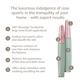 Ручка-масажер для обличчя з рожевим кварцом GESKE SmartAppGuided Rose Quartz & Depuffing Pen 6in1 green