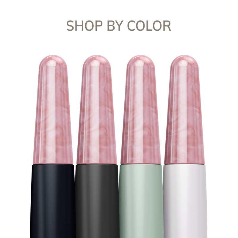 Ручка-масажер для обличчя з рожевим кварцом GESKE SmartAppGuided Double-Sided Rose Quartz Depuffing Pen 7в1 starlight