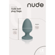 Анальна пробка Dream Toys Nude сіра, 8 х 4 см
