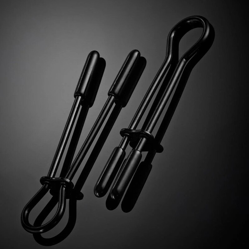 Зажимы для сосков Guilty Pleasure Tassel Tease Clamps, черно-золотые