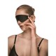 Маска BDSM Boudoir Pearl Blindfold Guilty Pleasure, черно-золотая
