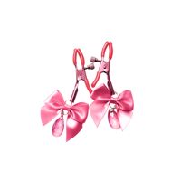 Затискачі для сосків з регулюванням Art of Sex - Flirty Bow, колір рожевий Затискачі для сосків з регулюванням Art of Sex - Flirty Bow, колір рожевий