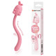 Минивибратор на палочке Pretty Love Cute Bunny гибкий, розовый, 14.2 х 1.8 см