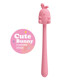 Минивибратор на палочке Pretty Love Cute Bunny гибкий, розовый, 14.2 х 1.8 см