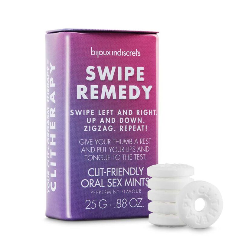 Распродажа! Мятные конфеты Bijoux Indiscrets Swipe Remedy – clitherapy oral sex mints, срок 11.04.26