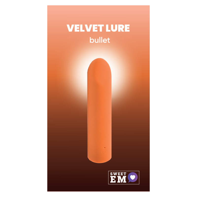 Вибропуля Sweet Em Bullet оранжевая, 9.8 х 4.2 см
