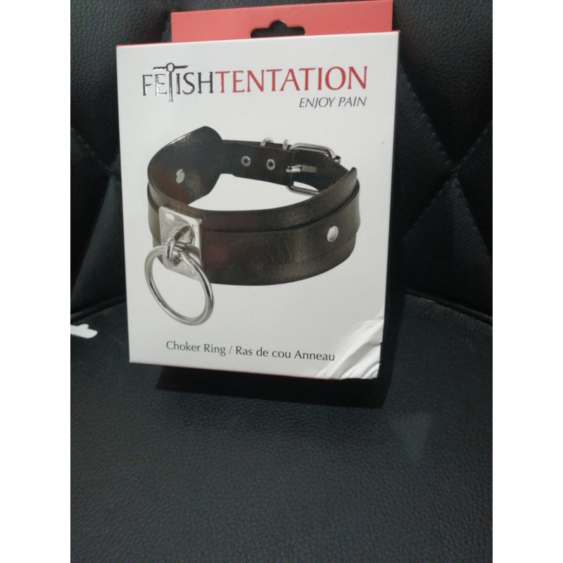 Ошейник c кольцом Fetish Tentation Choker Ring (мятая упаковка!!!)