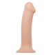 Насадка для страпона Strap-On-Me Dual Density Dildo Flesh XL, диаметр 4,5см, двухслойная, гибкая