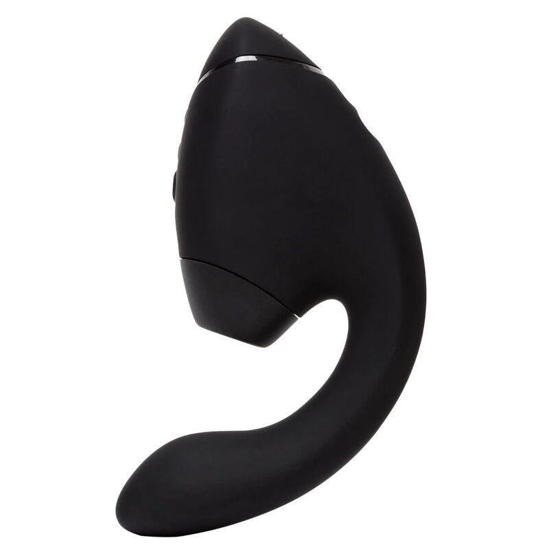 Двойной вакуумный клиторальный стимулятор с вибрацией Womanizer Next Duo - Black
