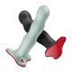 Фаллоимитатор Fun Factory BOUNCER Light Green, шарики внутри, эффект вибрации, диаметр 3,9 см