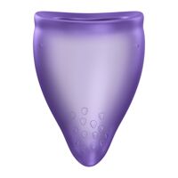 Менструальная чаша Fun Factory FUN CUP SIZE B Black Currant, многоразовая, диаметр 4,3 см, объем 30 мл