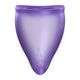 Менструальная чаша Fun Factory FUN CUP SIZE B Black Currant, многоразовая, диаметр 4,3 см, объем 30 мл
