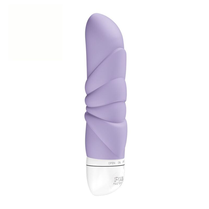 Мини-вибратор Fun Factory JAM Purple, подходит для клитора, рельефный