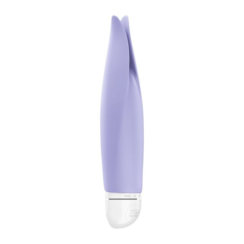 Вибратор с лепестками Fun Factory VOLITA purple, компактный, очень тихий, на батарейках