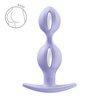 Анальні кульки Fun Factory B BALLS DUO Purple, ефект вібрації, діаметр 3,2 та 3,6 см Анальні кульки Fun Factory B BALLS DUO Purple, ефект вібрації, діаметр 3,2 та 3,6 см