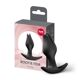 Анальная пробка Fun Factory BOOTIE FEM Black, в виде бутона, диаметр 2,9 см, тонкий ограничитель