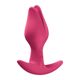 Анальная пробка Fun Factory BOOTIE FEM Raspberry, в виде бутона, диаметр 2,9 см, тонкий ограничитель