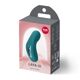 Накладной вибратор Fun Factory LAYA III Bottle Green, эффект постукивания пальцем