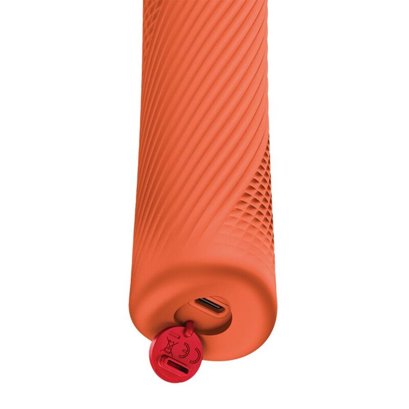Вибромассажер Fun Factory VIM Vibrating Wand Orange, супермощный и легкий, до 6 часов работы