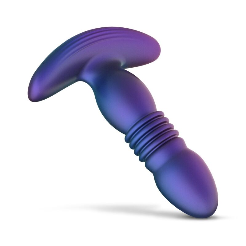 Анальная пробка с вибрацией и пульсацией Hueman - Supernova Thrusting Buttplug