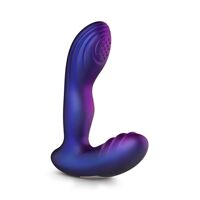 Анальная вибропробка с пульсацией Hueman - Galaxy Tapping Buttplug