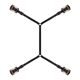 Фиксатор рук и ног для кровати Rosy Gold - Under-Mattress Restraint Set