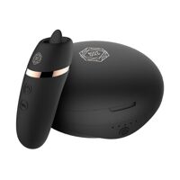 Мини-вибратор с язычком Rosy Gold - Vibrating & Licking Dual Stimulator
