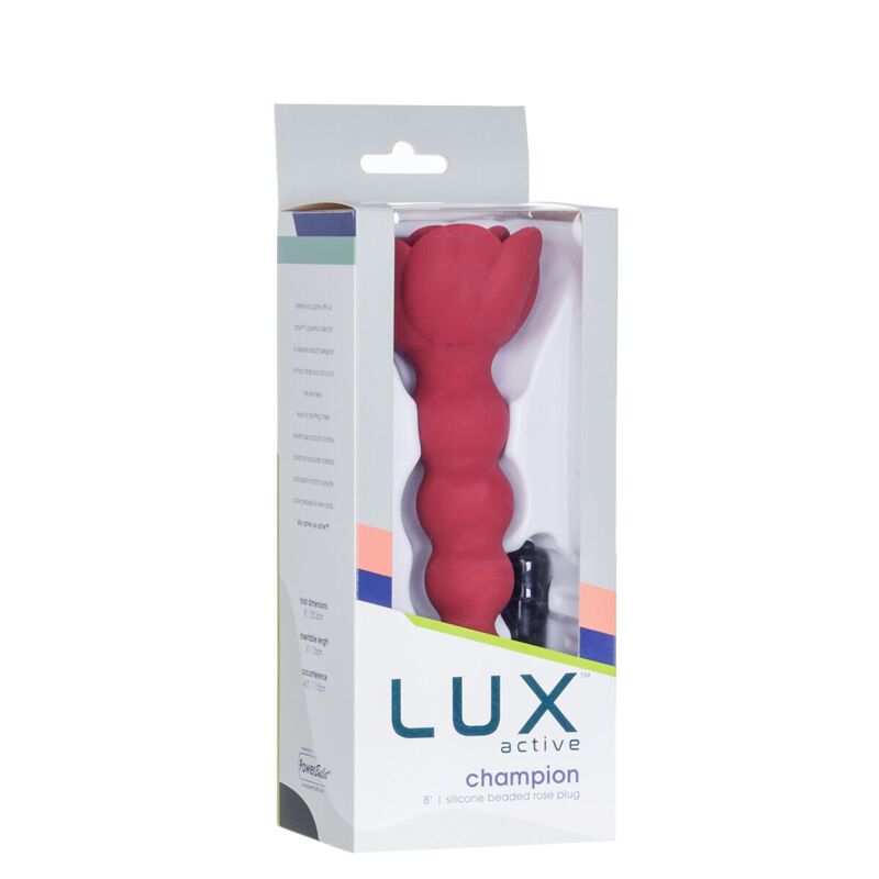 Анальная цепочка Lux Active с розой - Champion Rose