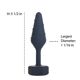 Анальная пробка Lux Active Twist Plug Small Blue