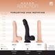 Фаллоимитатор с ротацией и пульсацией Naked ADDICTION 8″ Rotating & Thrusting Dong - Vanilla