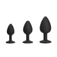 Набор силиконовых анальных пробок BMS Roses Til’ Dawn Silicone Anal Plug Kit (повреждена упаковка!!!)